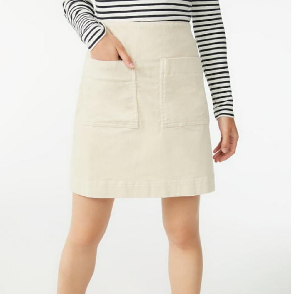 Corduroy Mini Skirt